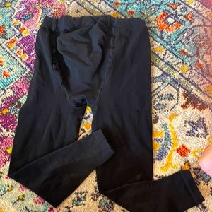Terramed black maternity compression leggings - xl